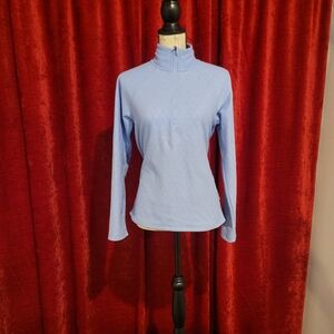 SALE! 3/$50 EDDIE BAUER Periwinkle 3/4 Zip Pullover Sz XS